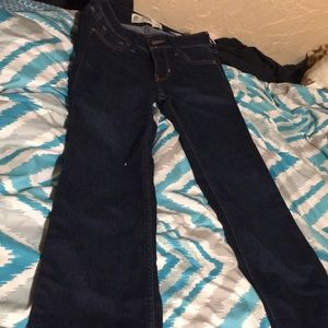 hollister dark wash jeans
